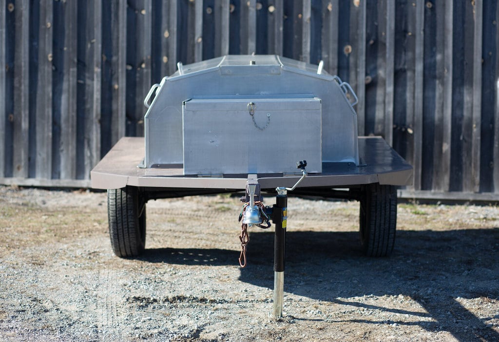 Front View of a HERB Rotisserie Barbecue Rental